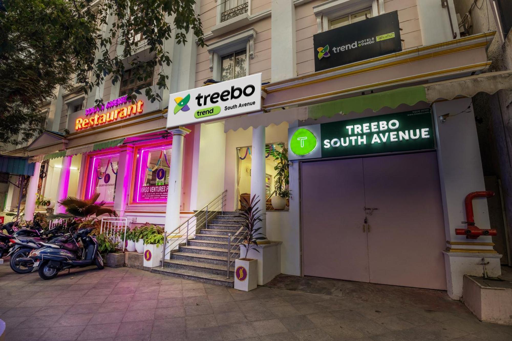 Treebo South Avenue, 700 Mts From Promenade Beach Puduccseri Kültér fotó