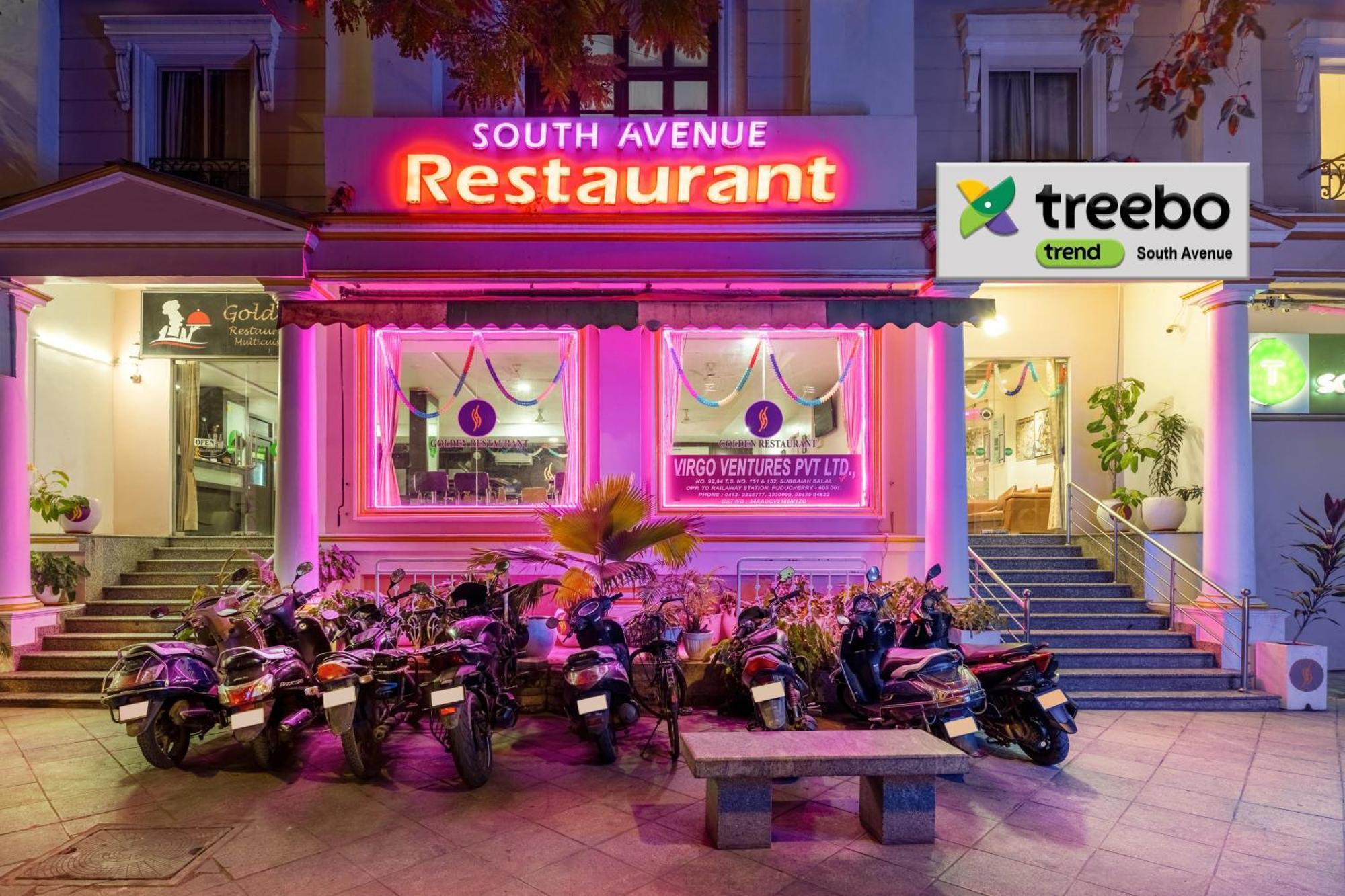 Treebo South Avenue, 700 Mts From Promenade Beach Puduccseri Kültér fotó